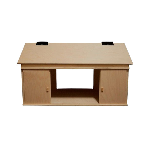 Wooden Machine Shed with Tractor Toy