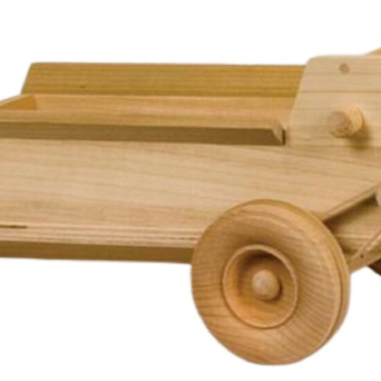 Wooden Tractor and Implements