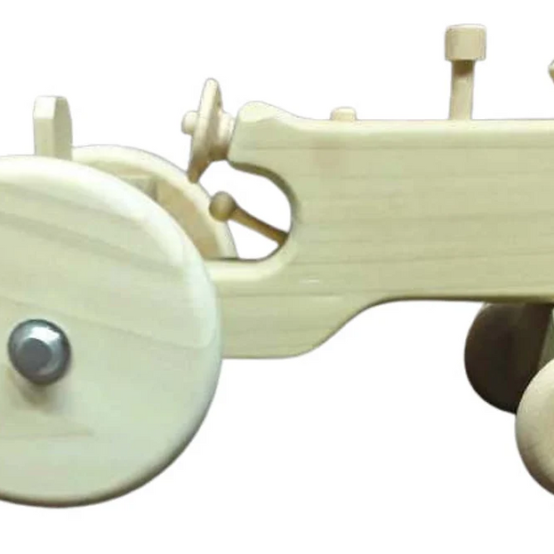 Wooden Tractor and Implements