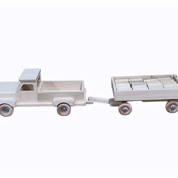 Dump Wagon And Pick Up Truck Set