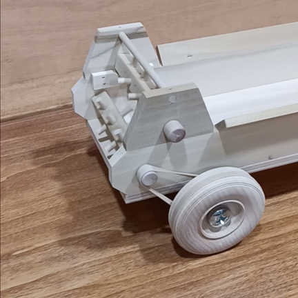 Wooden Toy Manure Spreader