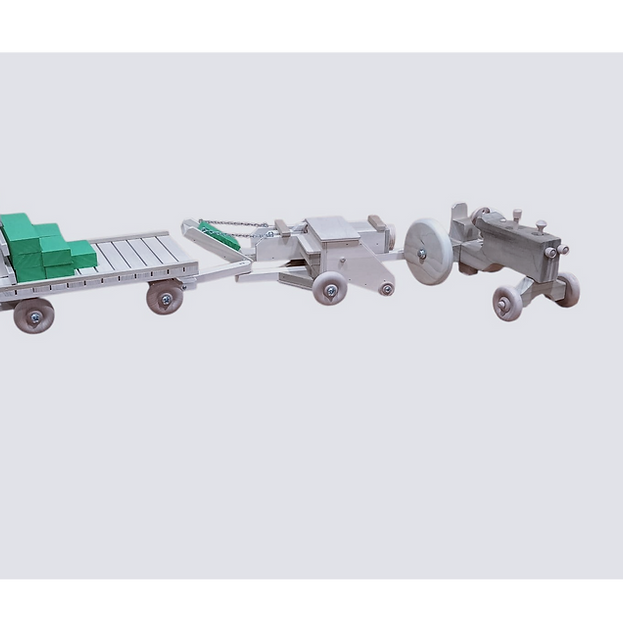 Wooden Toy Baling Set