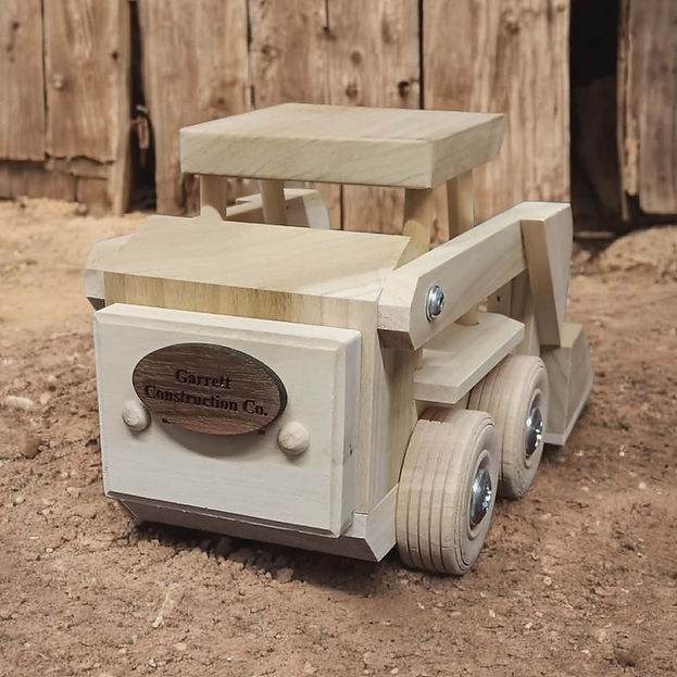 Wooden Toy Skid Loader Tractor