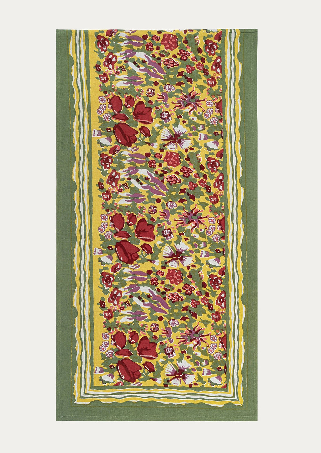 Jardin de Rouge Table Runner