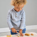 Mouse-shaped Wooden Cheese Board Play Set