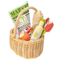 Wicker Farmer's Market Shopping Basket