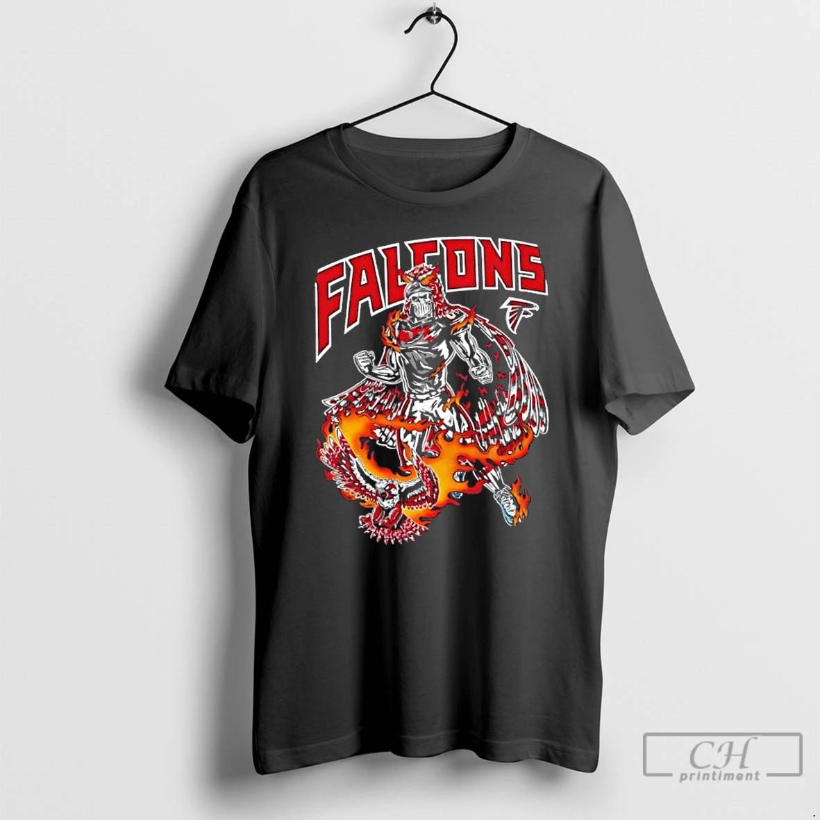 Classic Flying Atlanta Falcons Football Fire Graphic T Shirts Unisex T-shirt, Sweatshirt, Hoodie, Long Sleeve Tee