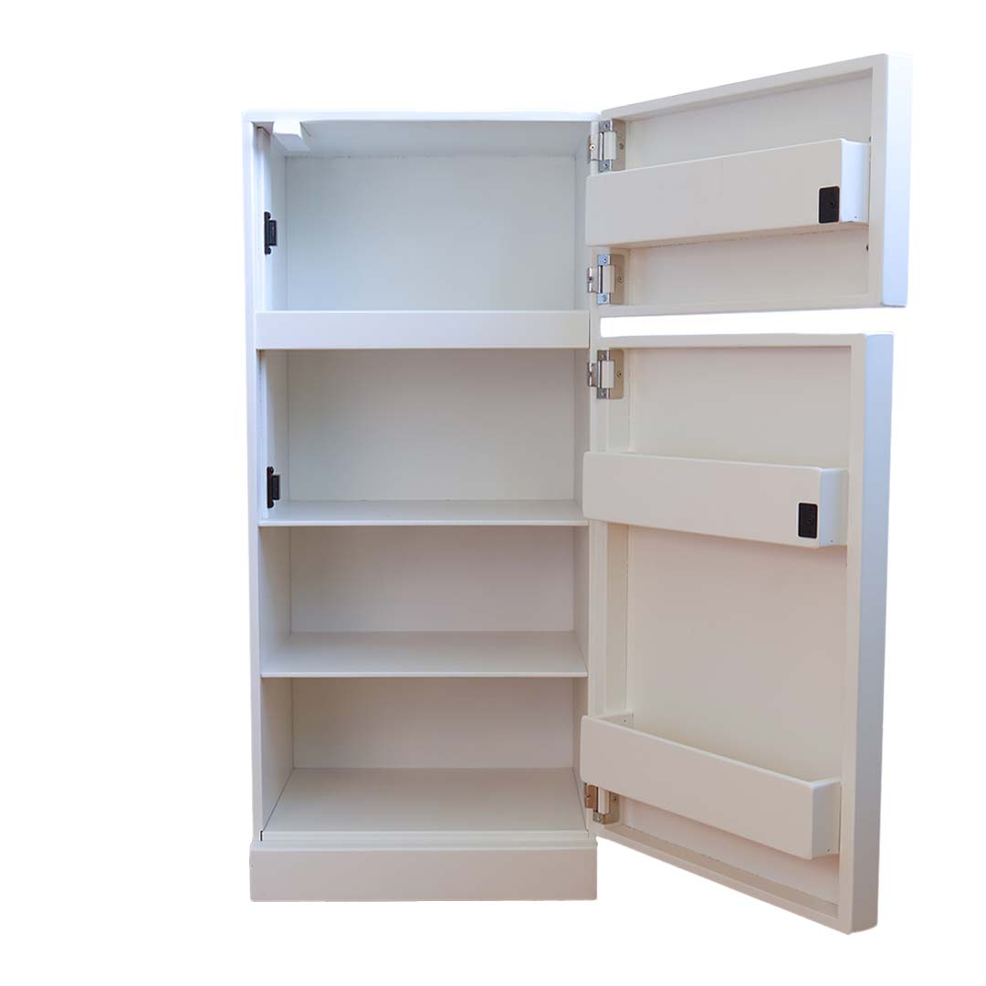 Classic White Wooden Play Refrigerator